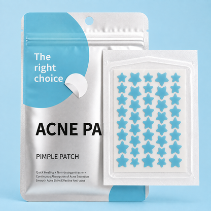 Star-shaped Acne Patch Colorful