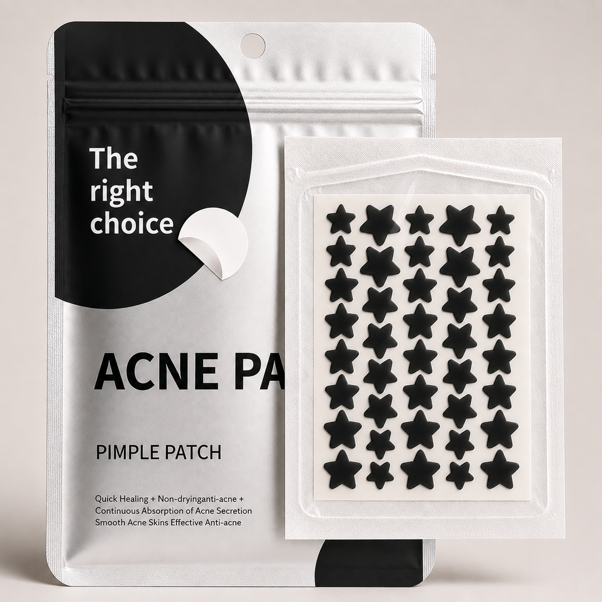 Star-shaped Acne Patch Colorful