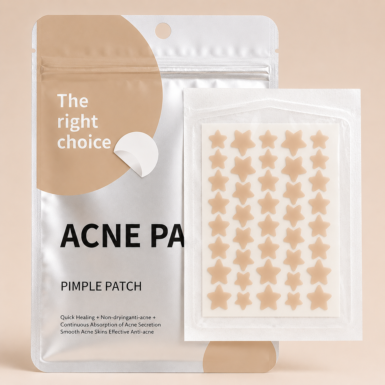 Star-shaped Acne Patch Colorful