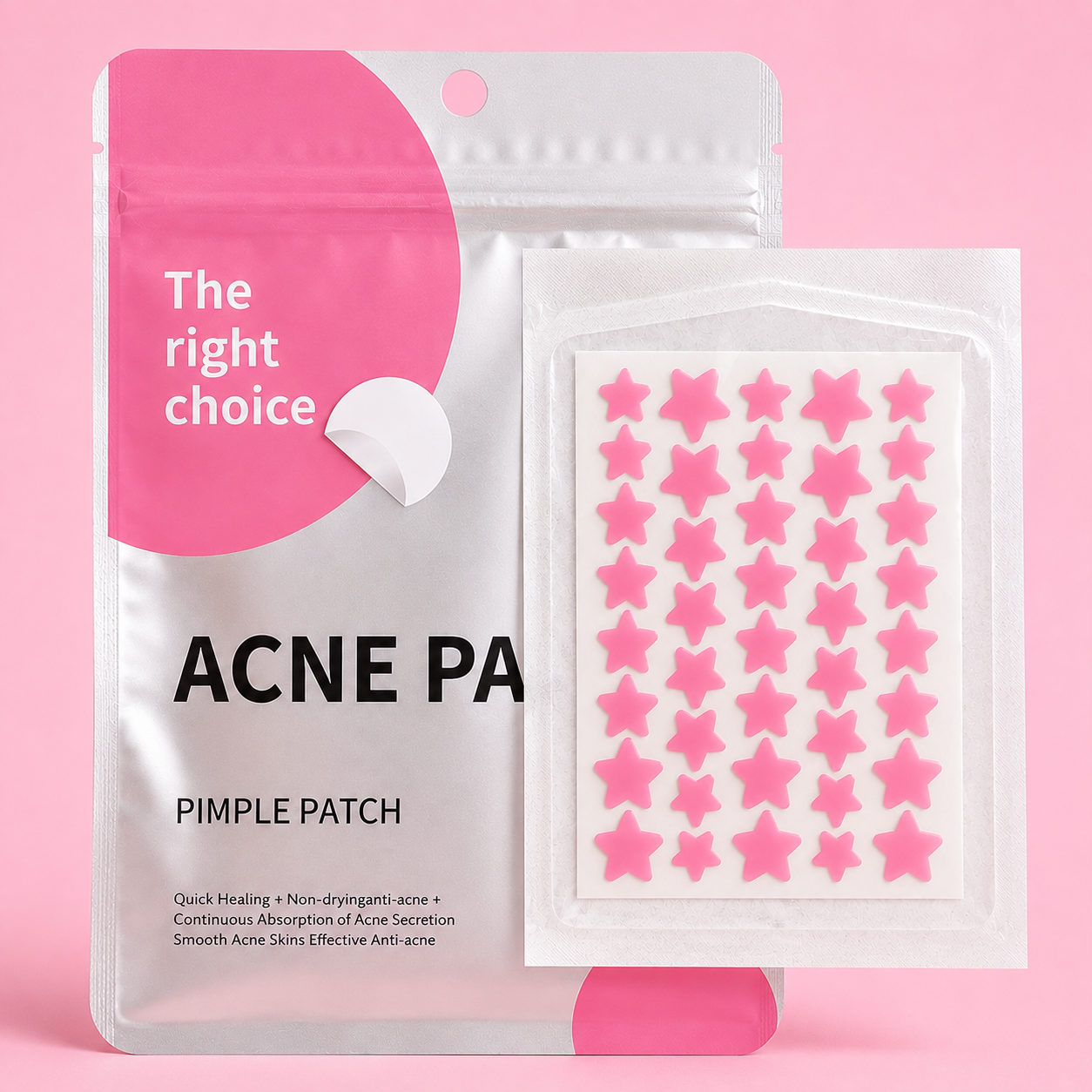 Star-shaped Acne Patch Colorful